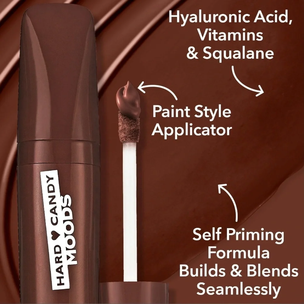 Hard Candy Moods Shadow Paint, Cream Eye Shadow & Primer- Rich Brown